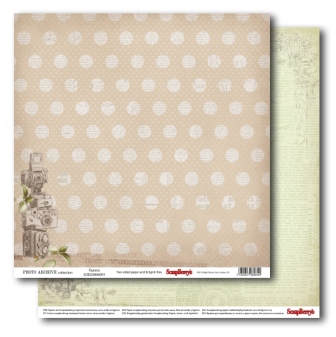 Double-sided Paper Set Photo Archive - Camera (12*12–190GSM), 10 Sheet Pack