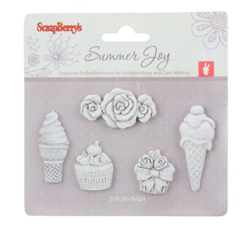 Set polymer items. Dessert