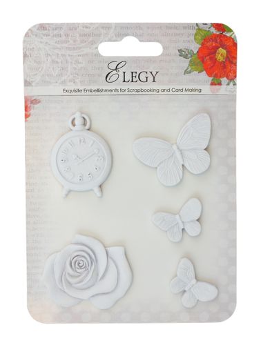 Set of polymer items Elegy. Butterfly JH-13B5965