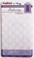 Embossing folder 106*150mm SCROLLWORK FRAME