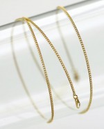 Gold coloured chain 50 cm (clr 50)