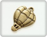 Charms set BALLOON copper 17*25mm, 5pcs