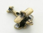 Charms set Airplane, 10 pcs