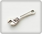 Charms set Wrench 5*23mm, 10 pcs (clr 30)