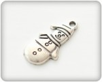 Charms set Snowman 9*25mm, 10 pcs