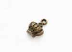Charms set Crown, 10 pcs