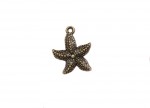 Metal charms set STARFISH 19*23mm, 10pcs (clr 30)