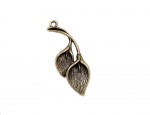 Metal charms set CALLAS 15*37mm, 10pcs