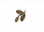 Metal charms set LEAVES 24*27mm, 10pcs