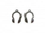 Charms set Headphones 15*23mm, 10 pcs