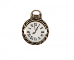 Metal charms set VINTAGE CLOCK 20*26mm, 10pcs