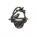 Charms set Bird in a Basket 17*22mm, 10 pcs