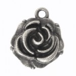 Charms set Rosebud 14*18mm, 5 pcs