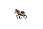 Metal charms set UNICORN 24*22mm, 10pcs, bundle