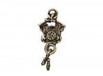 Metal charms set COCKOO-CLOCK 20*13mm, 10pcs, bundle