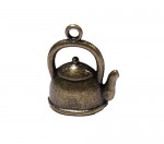 Metal charms set TEAPOT 20*17mm, 10pcs