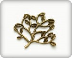 Metal charms set SMALL TWIG 30*22mm, 10pcs, bundle