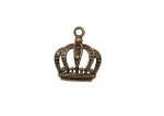 Metal charms set CROWN 24*20mm, 10pcs, bundle