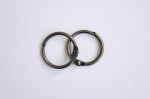 Album metal rings 25mm SILVER, 2pcs