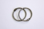 Album metal rings 30mm SILVER, 2pcs