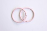 Album metal rings 30mm PINK, 2pcs