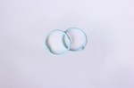 Album metal rings 20mm BLUE, 2pcs