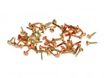 Brads 50 pcs (3mm) gold +cooper