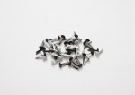 Brads, 50 pcs, black and white