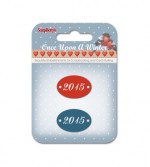 Set of metal embellishments Once upon a Winter 2, 2 pcs (clr 90)