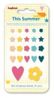 Set enamel epoxy stickers This Summer