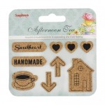 Set of cork stickers Afternoon Tea 2