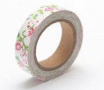 Cotton tape with floral print №34 15mm*4m SCB490039
